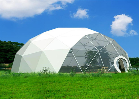 Outdoor Customized Geodesic Dome Tent Lightweight Heat Resistant Steel Frame