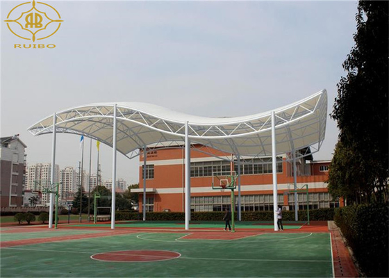 UV Resistant Membrane Tent Structures PVDF Or PTFE Steel Frame For Basketball Court