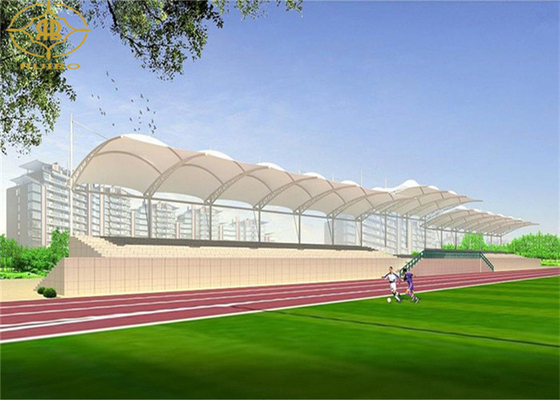 Athletic Field Tent Structure Architecture Fashionable Tensile Structure Buildings