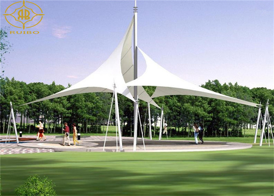 Customized White Heat Resistant PVDF Material Landscape Covers Structures