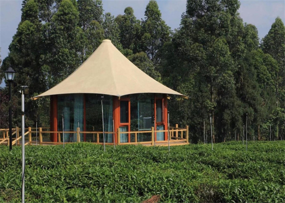 Thermal Insulation Flexible Luxurious Glamping Tent For Resort
