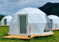 850gsm Blockout Double Geodesic Dome Glamping Tent PVC Coated Fabric Use In Resort