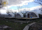 PVDF Or PTFE Geodesic Camping Tent Outdoor Strong Structure Half Sphere