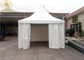 Aluminum Frame Pagoda Party Tent Customized 5*5M PVC Use In Sunshade Cover