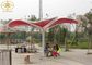 Customized Size Mushroom And Leaf-Shaped Tensile Membrane Structure for Water Park