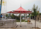 New Type PVDF Architecture Membrane  Tensile Roof Structures For Plaza