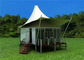 Steel Frame Luxury Resort Tents For Hotel Anti - Corrosion Treatment