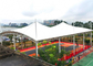 Prefabricated Membrane Tent Structures Waterproof Use In Tennis Court Shading