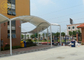 Outdoor PVDF Fabric Shade Canopy For School Walkway Structures